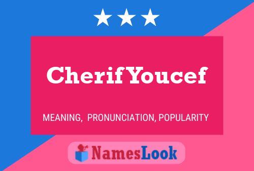 Cherif Youcef Name Poster