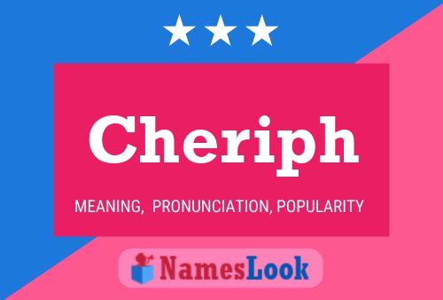 Cheriph Name Poster