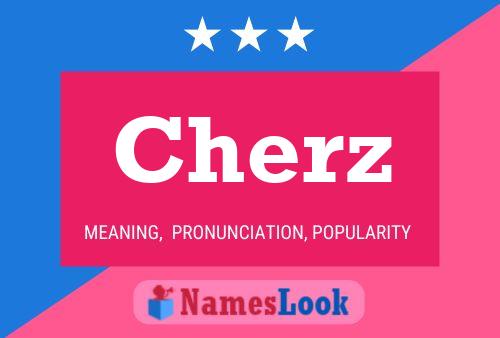 Cherz Name Poster