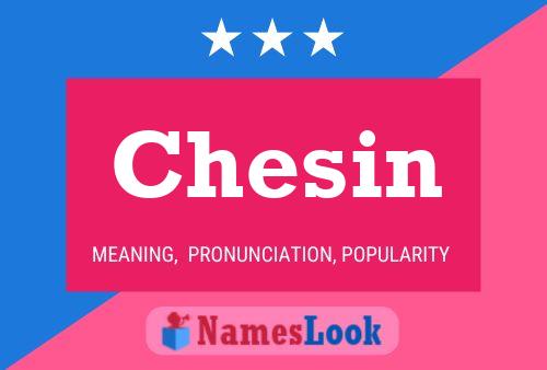 Chesin Name Poster