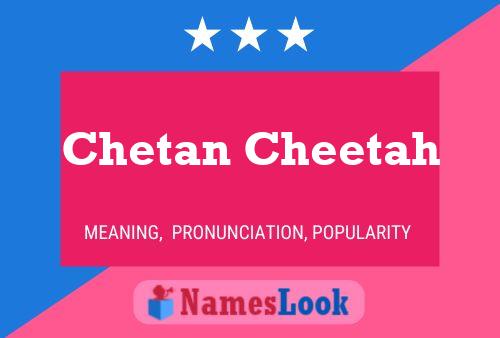 Chetan Cheetah Name Poster