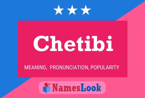 Chetibi Name Poster