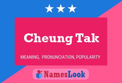 Cheung Tak Name Poster