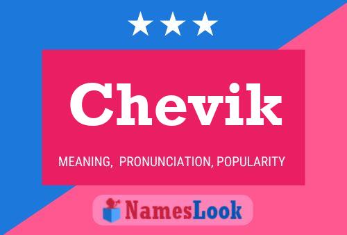 Chevik Name Poster