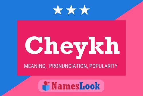 Cheykh Name Poster