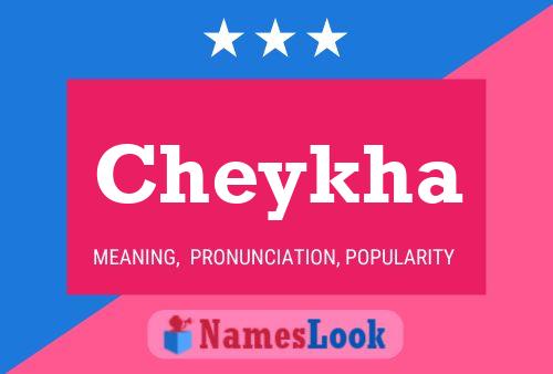 Cheykha Name Poster