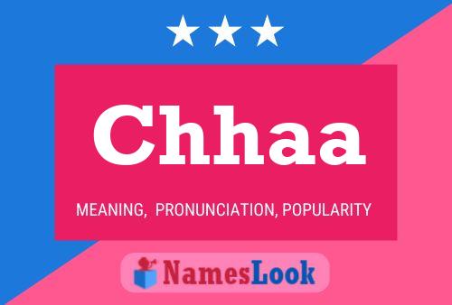 Chhaa Name Poster