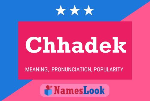 Chhadek Name Poster