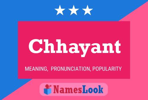 Chhayant Name Poster