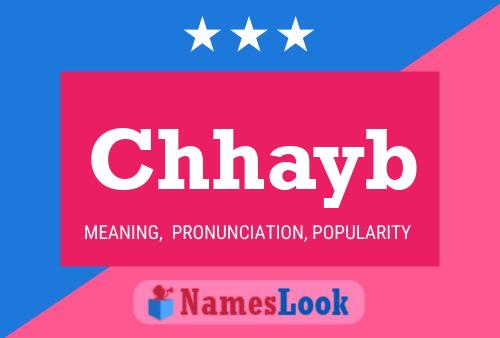 Chhayb Name Poster