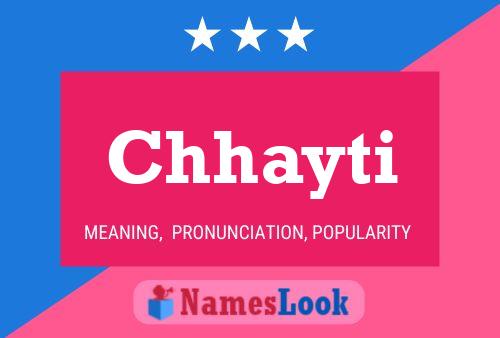 Chhayti Name Poster