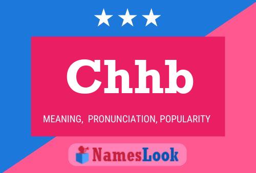 Chhb Name Poster