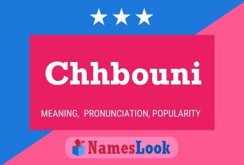 Chhbouni Name Poster