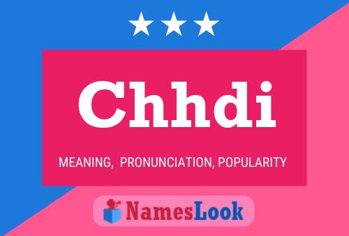 Chhdi Name Poster