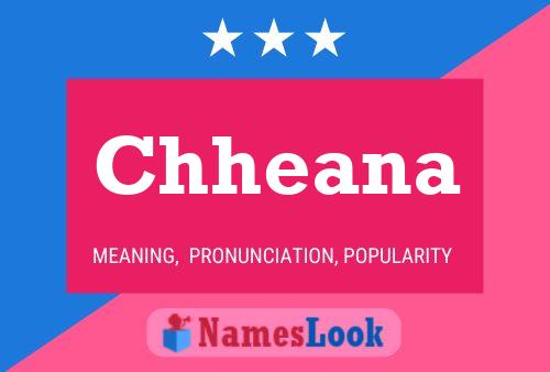 Chheana Name Poster