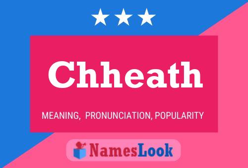 Chheath Name Poster