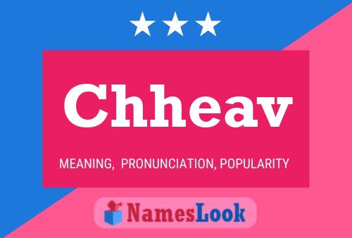 Chheav Name Poster