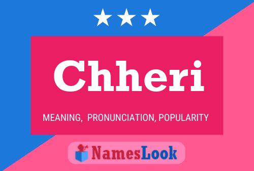 Chheri Name Poster