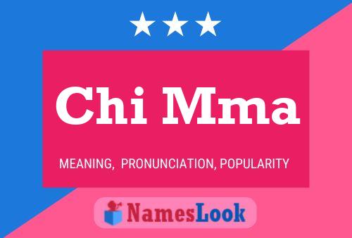 Chi Mma Name Poster