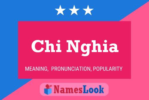 Chi Nghia Name Poster