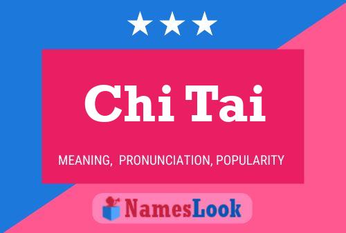 Chi Tai Name Poster