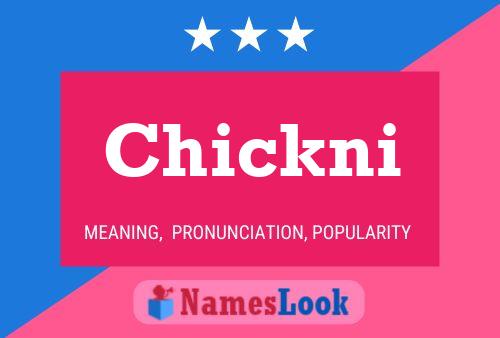 Chickni Name Poster