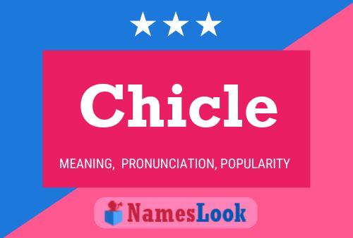 Chicle Name Poster