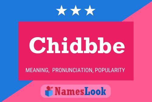 Chidbbe Name Poster