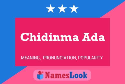 Chidinma Ada Name Poster