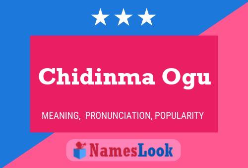 Chidinma Ogu Name Poster