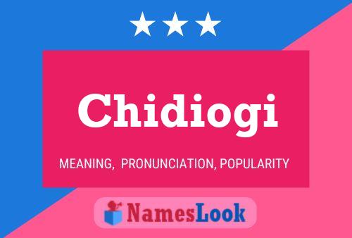 Chidiogi Name Poster