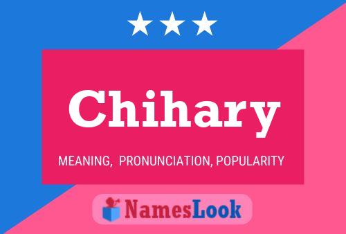 Chihary Name Poster