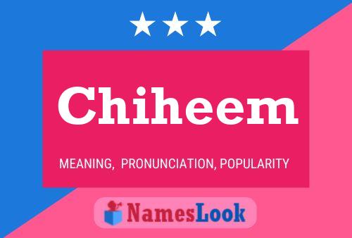 Chiheem Name Poster