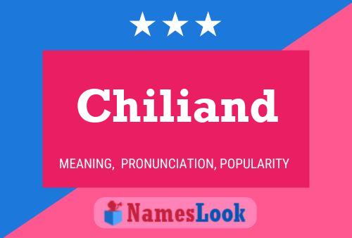 Chiliand Name Poster