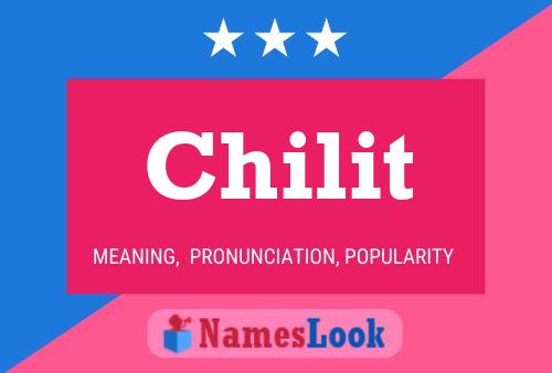 Chilit Name Poster