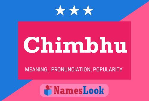 Chimbhu Name Poster