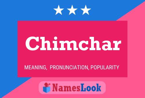 Chimchar Name Poster