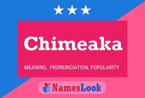 Chimeaka Name Poster