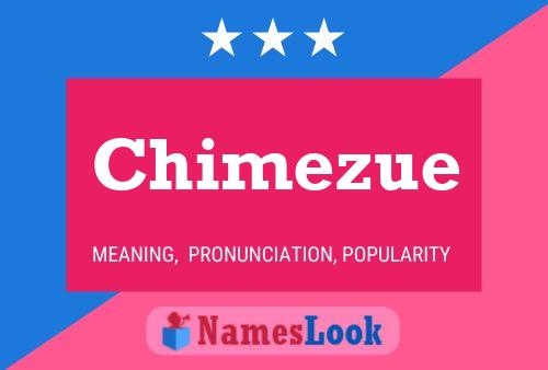 Chimezue Name Poster