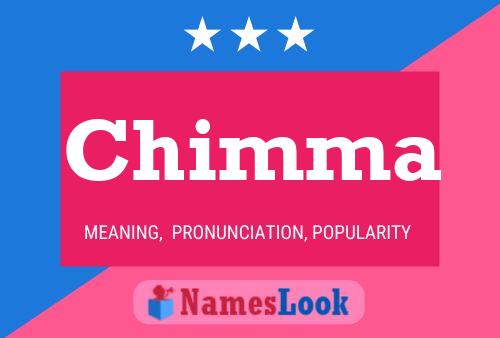 Chimma Name Poster