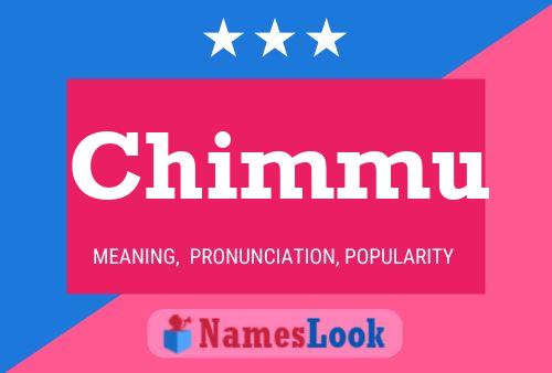 Chimmu Name Poster