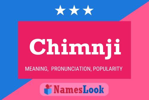 Chimnji Name Poster