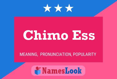 Chimo Ess Name Poster