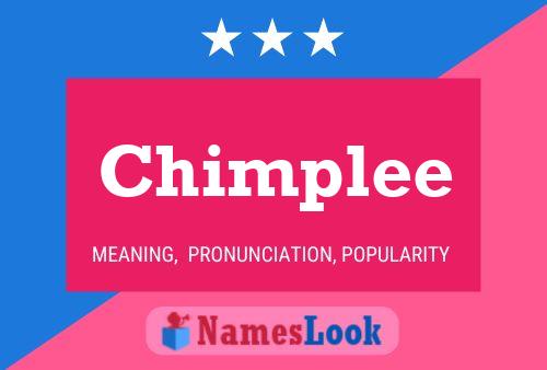 Chimplee Name Poster