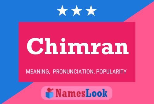 Chimran Name Poster