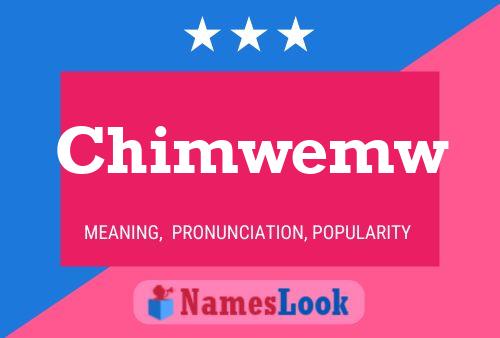 Chimwemw Name Poster