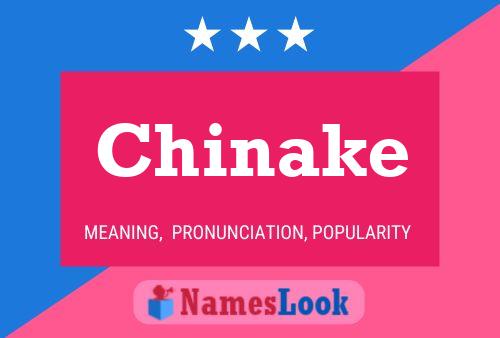 Chinake Name Poster