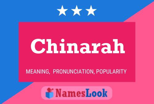 Chinarah Name Poster