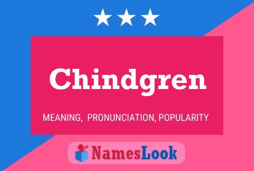 Chindgren Name Poster