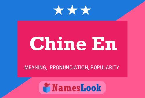 Chine En Name Poster